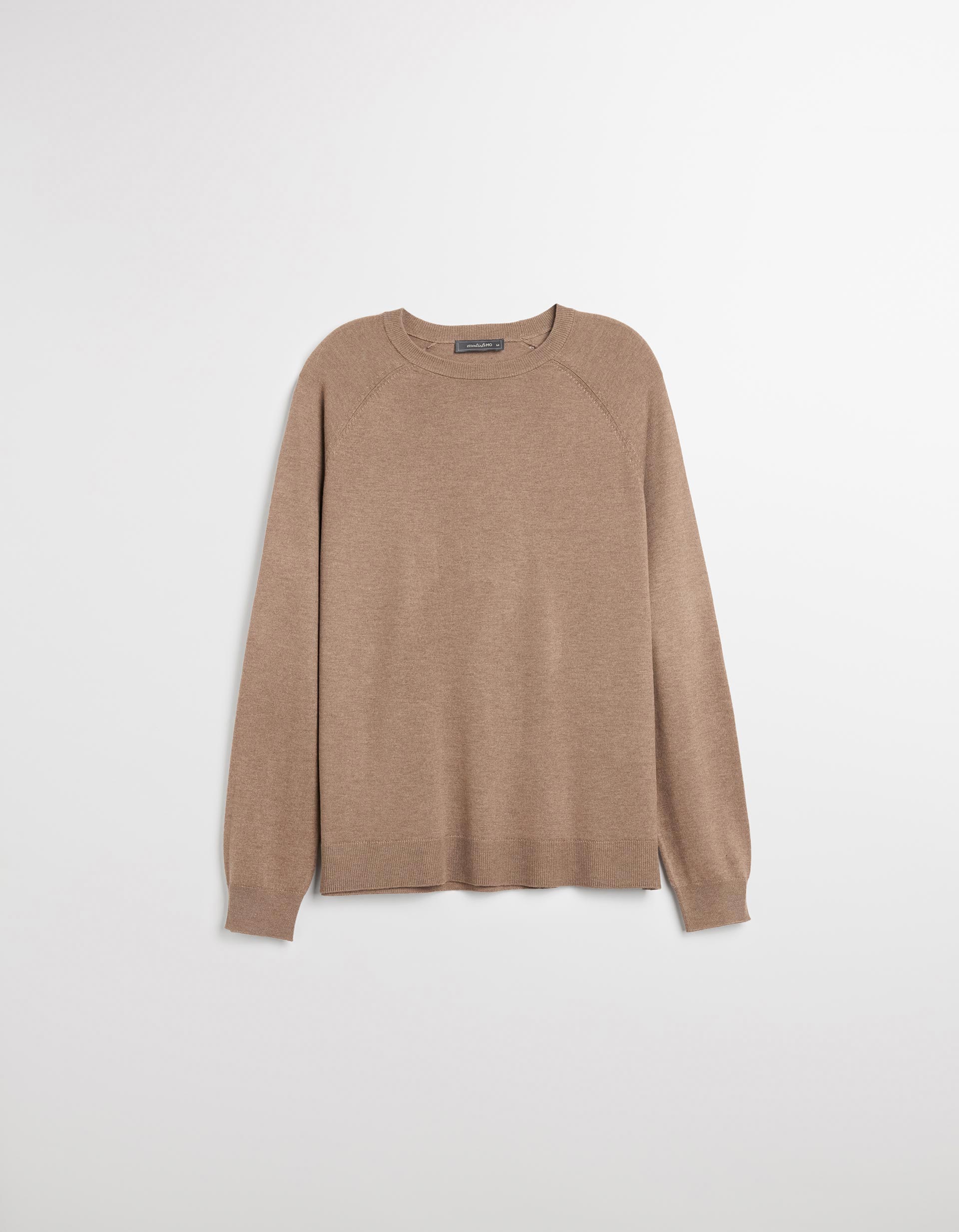 Camisola com Caxemira, Mulher, Bege Escuro