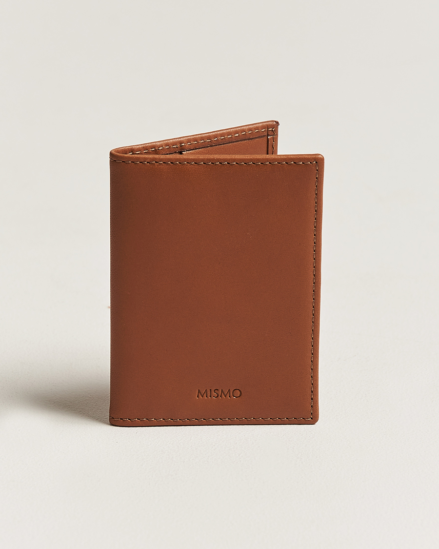 Mismo Cards Leather Cardholder Tabac