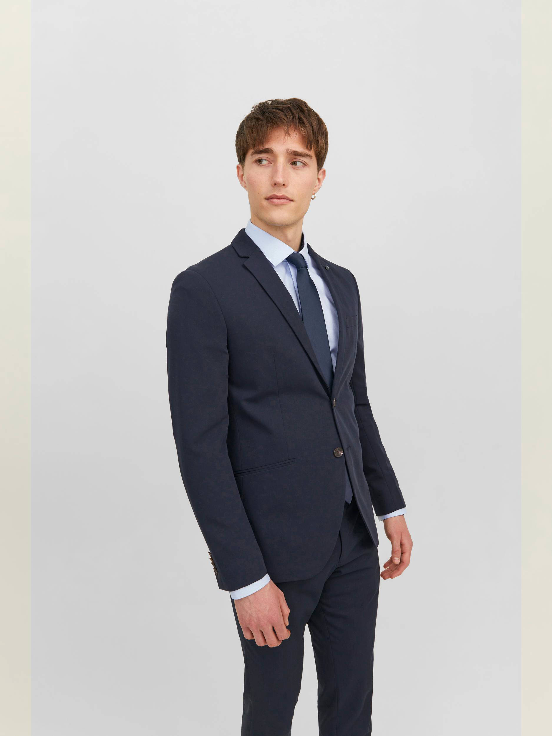 JACK & JONES stropdas JACSOLID donkerblauw