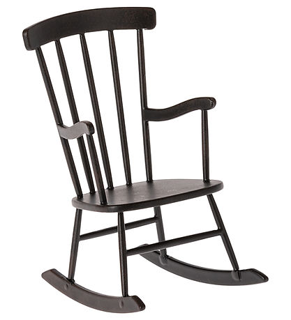 Maileg Miniatur-Schaukelstuhl - Mini - Metall - Anthracite