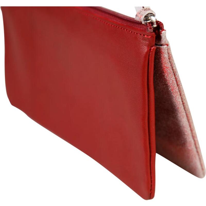 Ruby DAIM Pochette 2 compartiments 22x11 cm Rouge brillant
