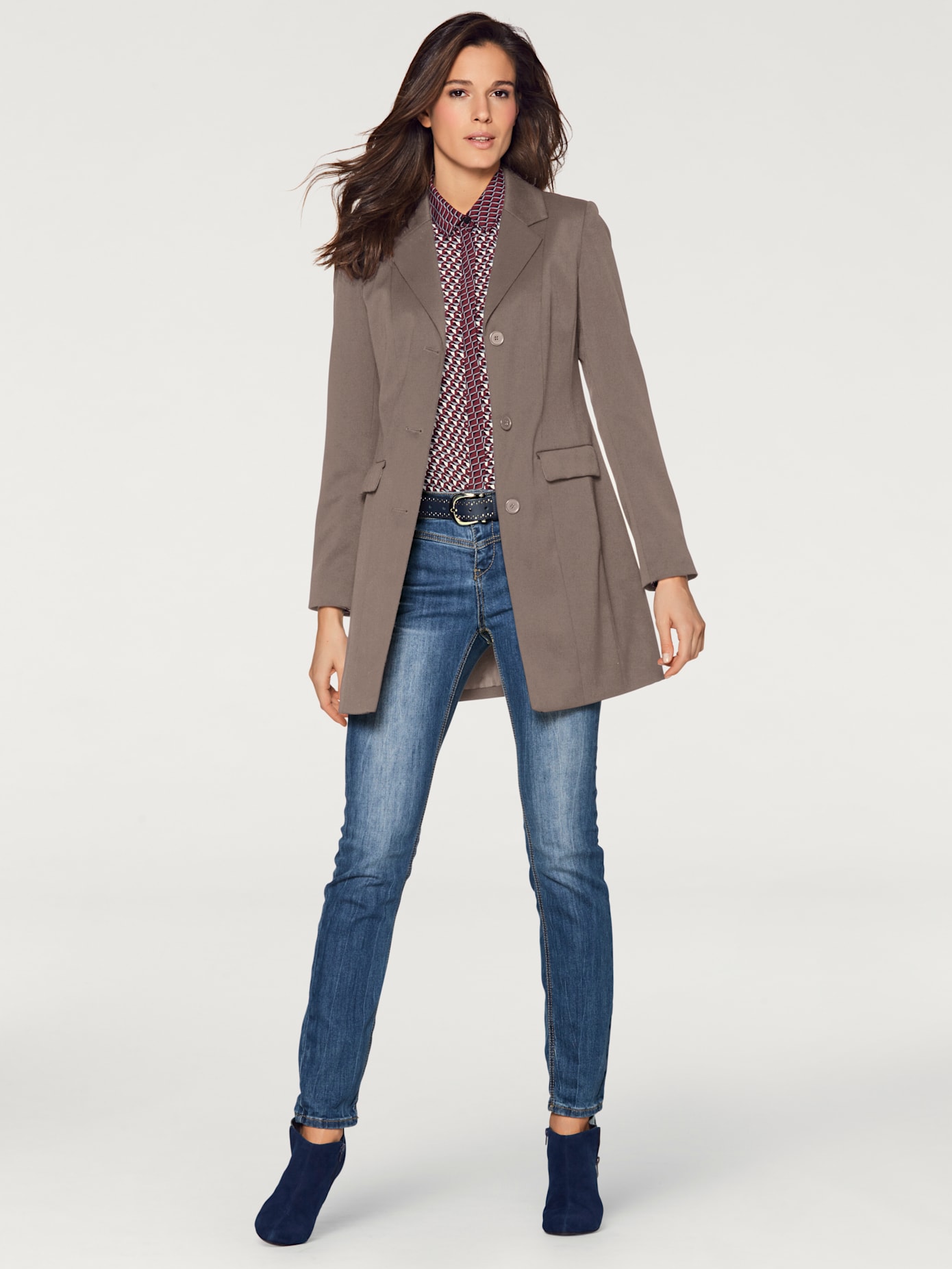 Blazer long coupe tendance