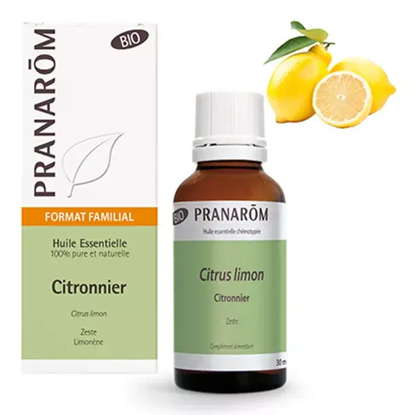 Óleo Essencial de Limão Orgânico Pranarom 30ml