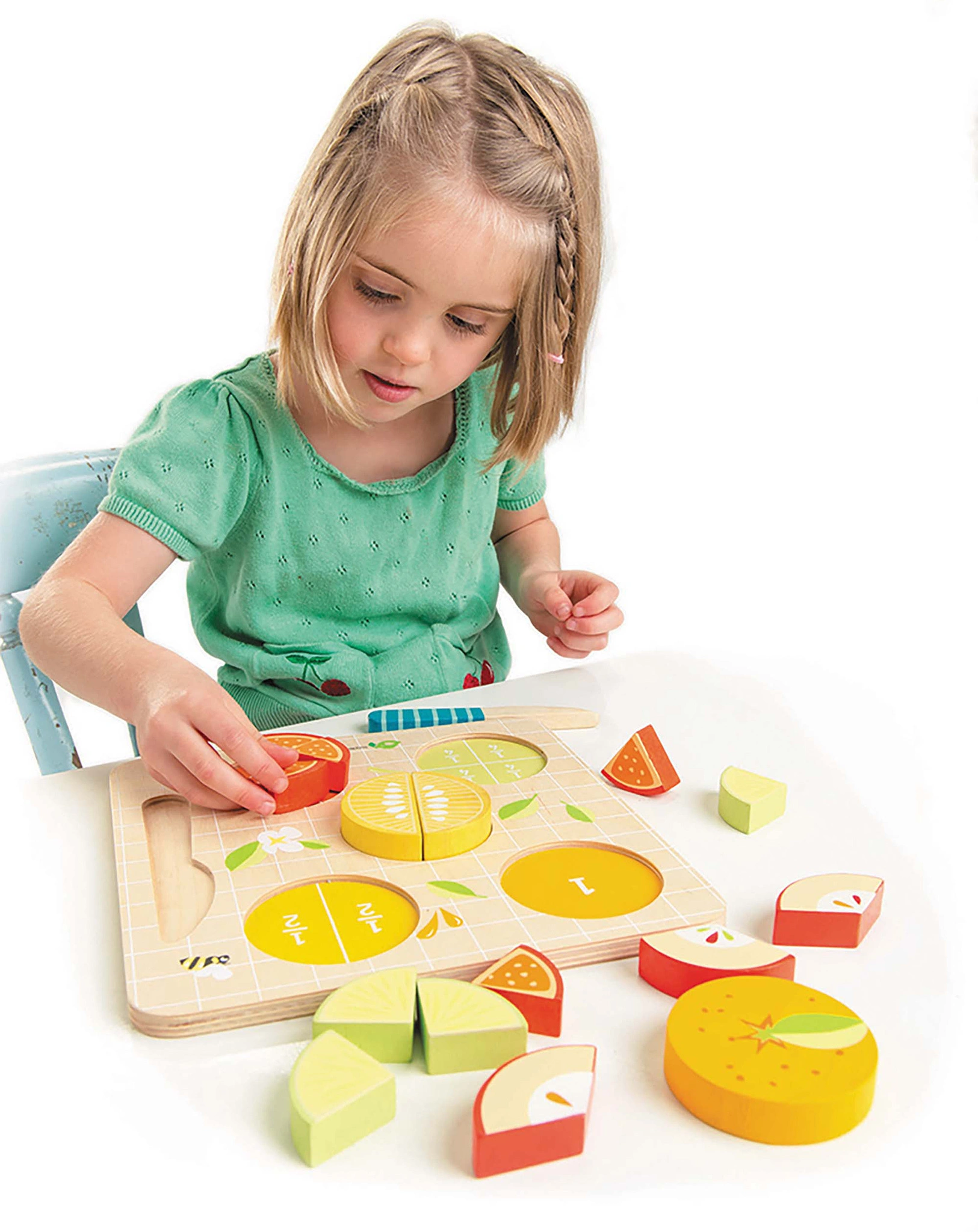 Holzpuzzle FRÜCHTE 17 Teile
