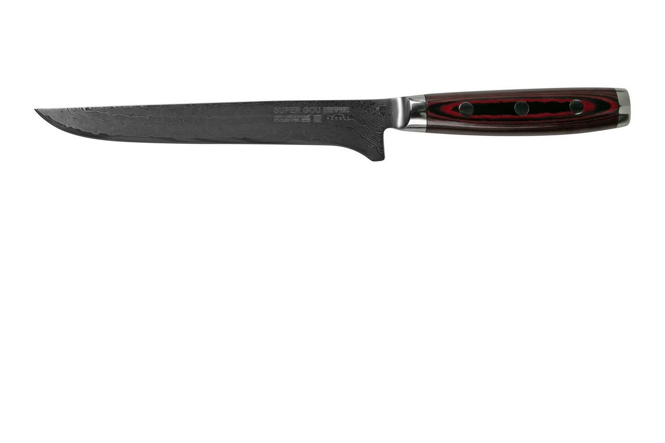Yaxell Super Gou 37106, 161 laags damaststaal uitbeenmes, 15 cm
