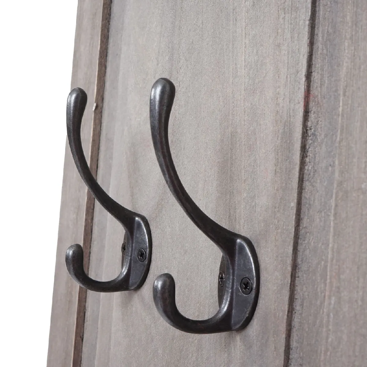 Mendler 2x Portemanteaux T33 - Gris-Brun Shabby