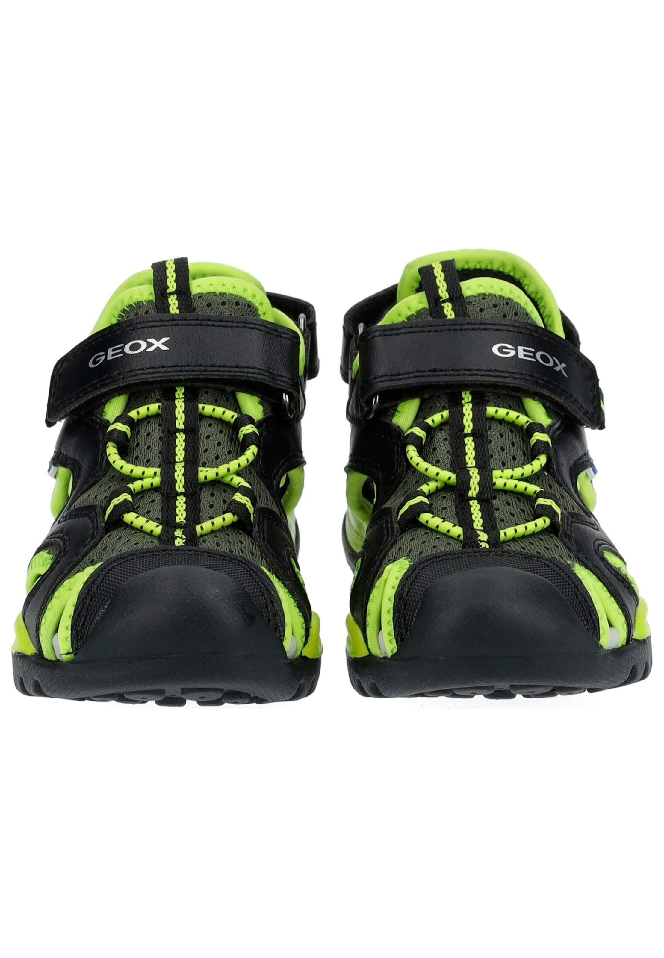 GEOX Sandalen Schwarz/Lime
