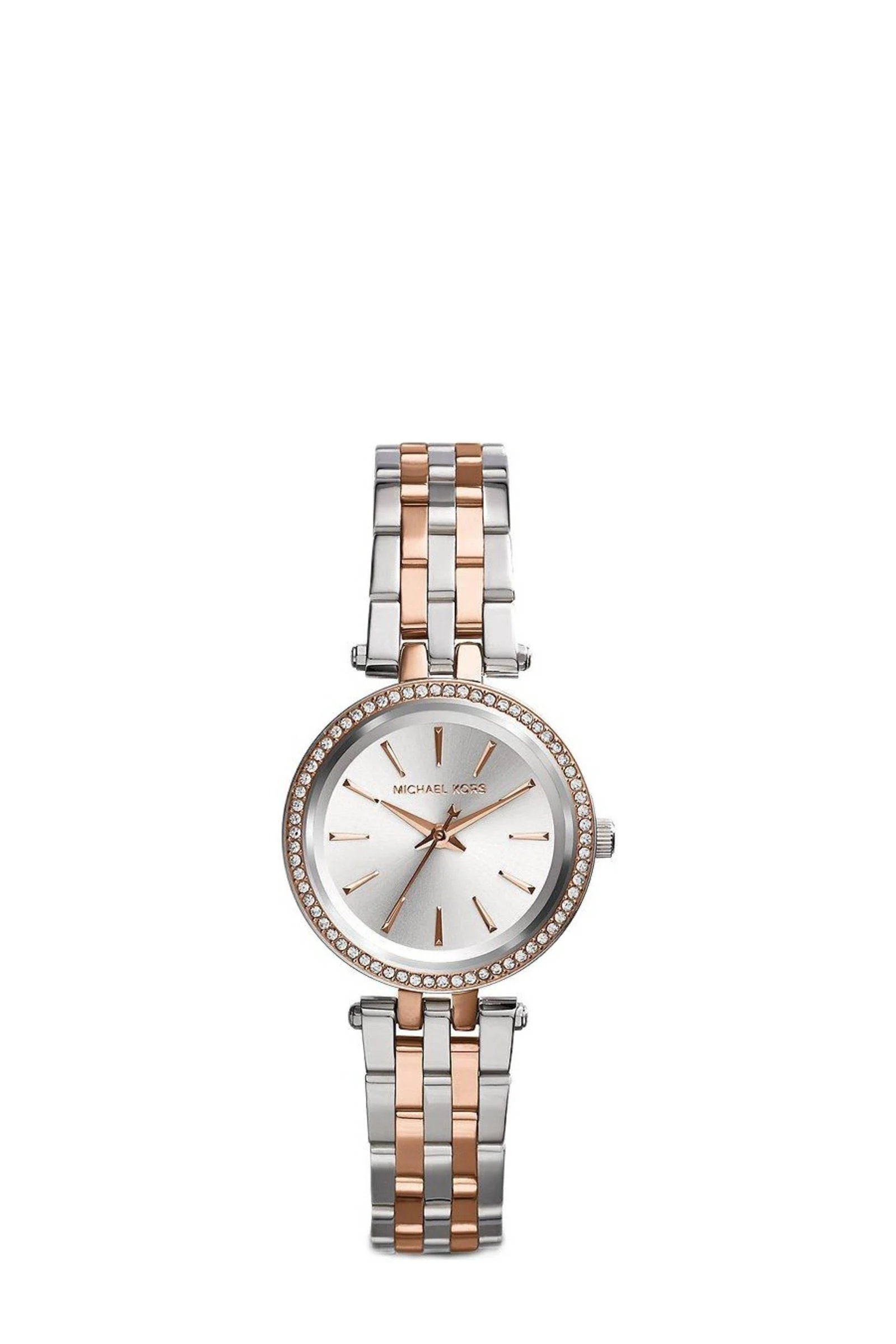 Michael Kors horloge MK3298 Petite Darci zilverkleurig, roségoudkleurig