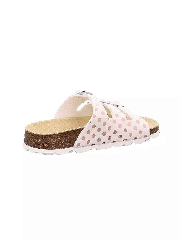 SUPERFIT Mädchen Hausschuhe - Pantoffel  weiss