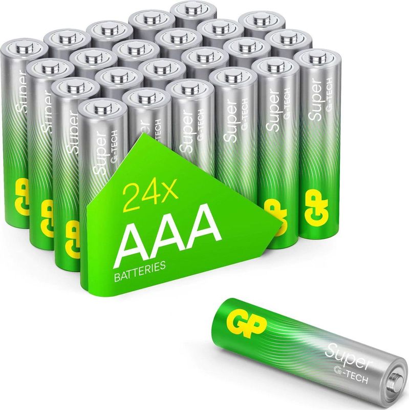 GP - Super Alkaline AAA - Batterijen - 24 Stuks - 1,5V