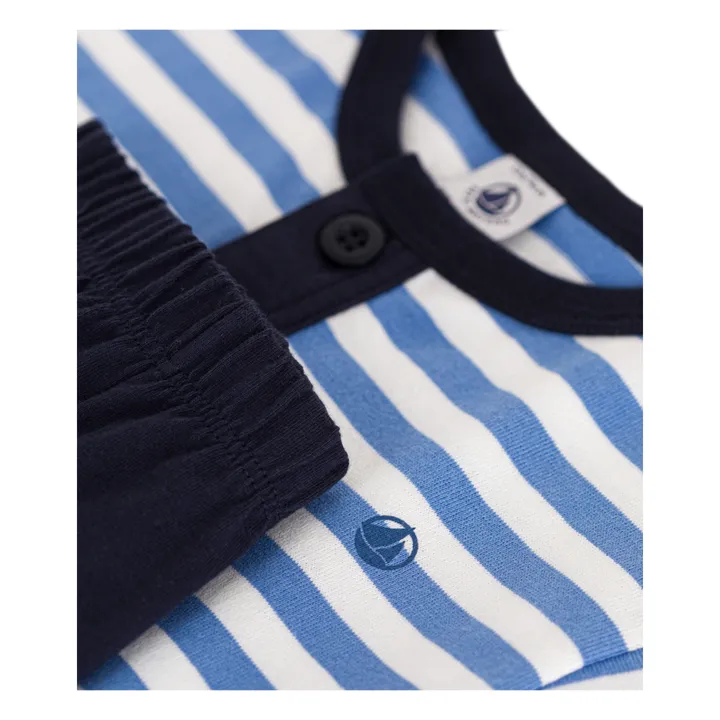 Petit Bateau Ensemble Mederic Rayé | Bleu