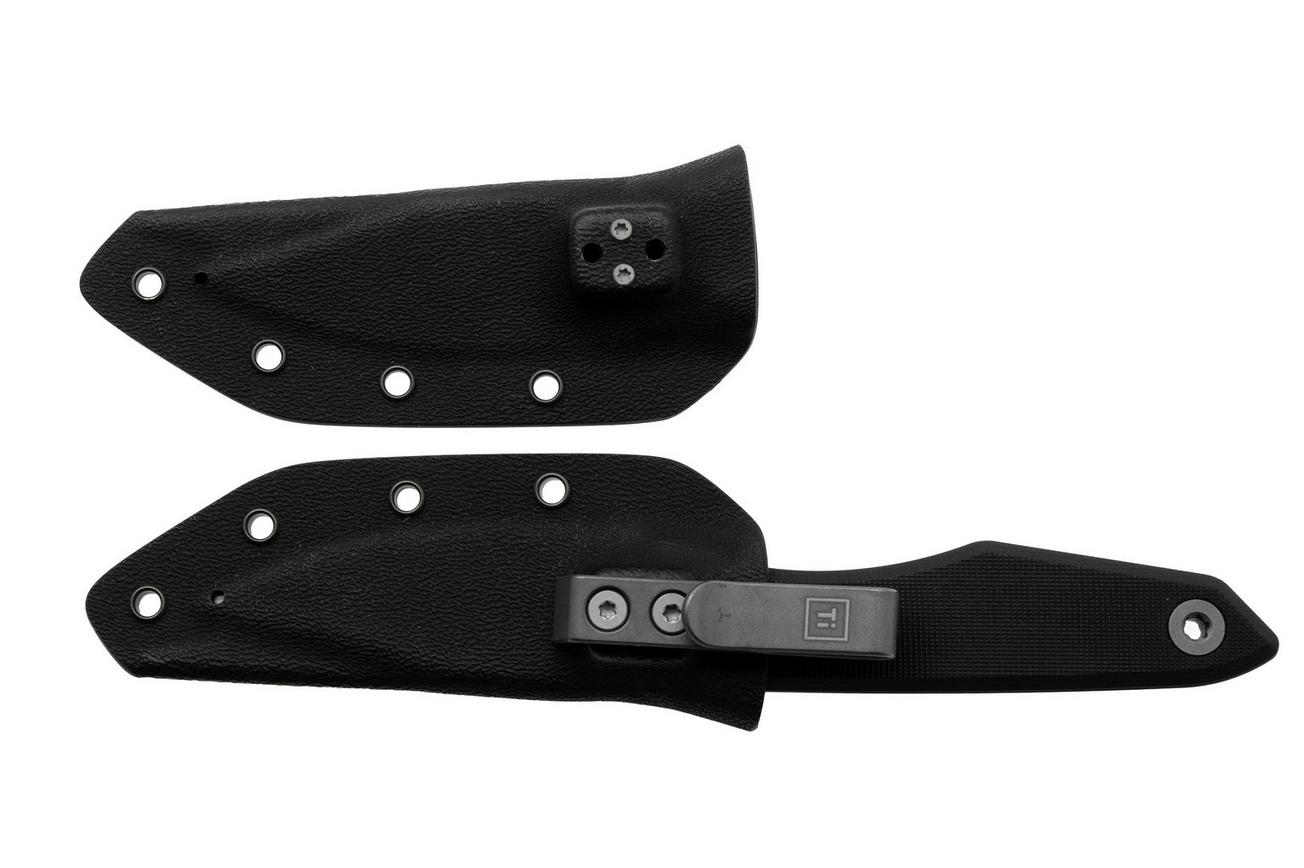 Big Idea Design USA Lookout USA-LO-BLC-MGN, Stonewashed CPM MagnaCut, Black G10 vaststaand mes, Mak Kelsay design