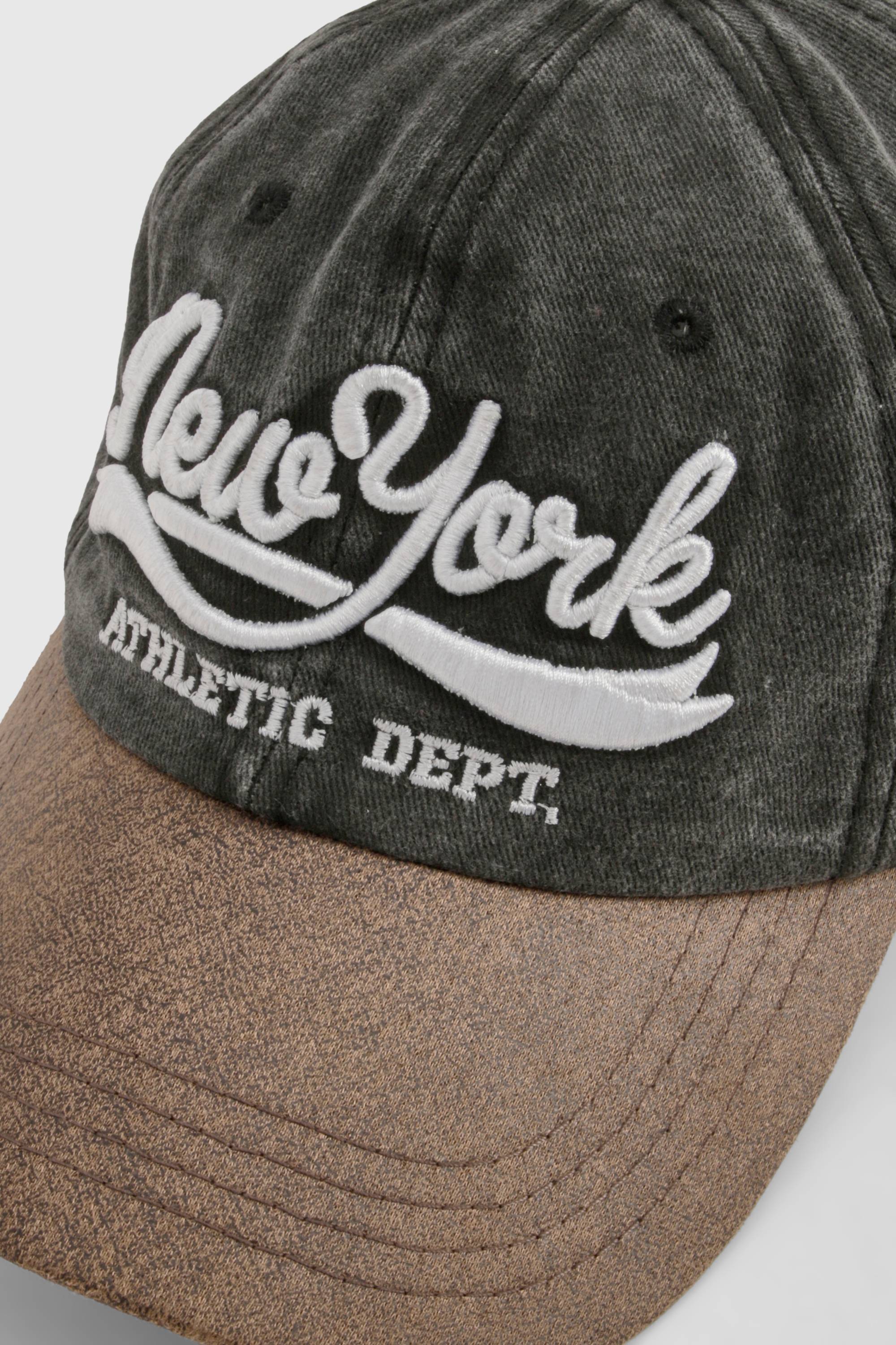 boohoo New York Casquette de Baseball Brodée
