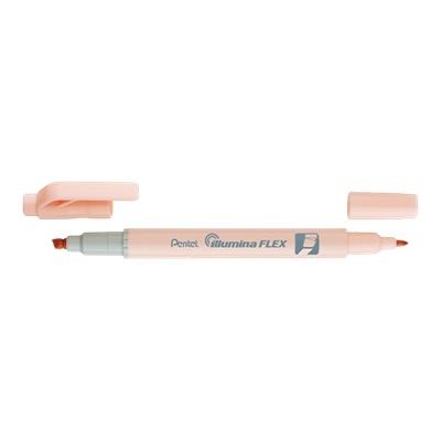 Pentel Illumina FLEX - Surligneur double pointe - orange pastel