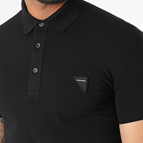 Polo Manches Courtes Slim Chicago MMKS02325 Noir