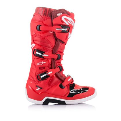 Bottes cross Alpinestars TECH 7 - RED 2023 - Rouge / Noir