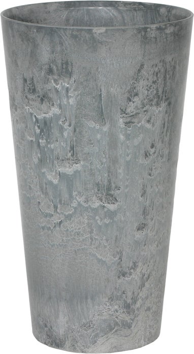 Artstone bloempot Claire D28 H49 cm grijs