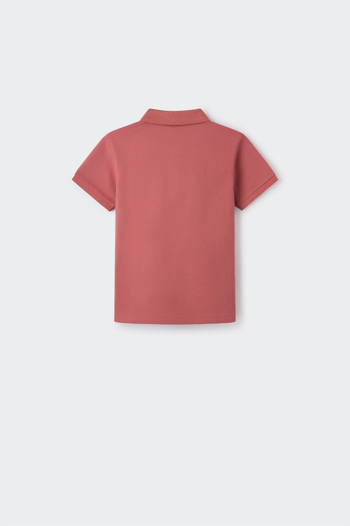 Camisa polo básica com logotipo para meninos