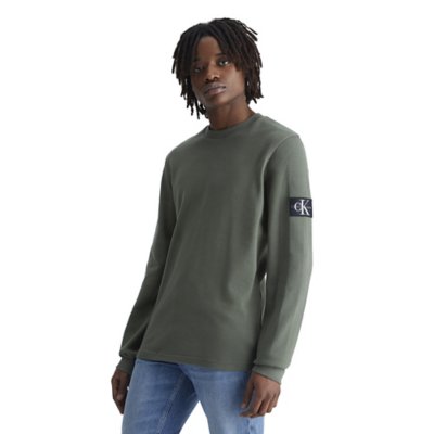 Tee-shirt à manches longues homme Waffle CALVIN KLEIN