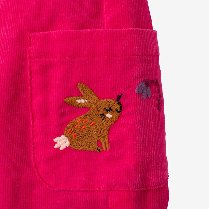 Pantalon bébé fille velours rose Catimini Rose