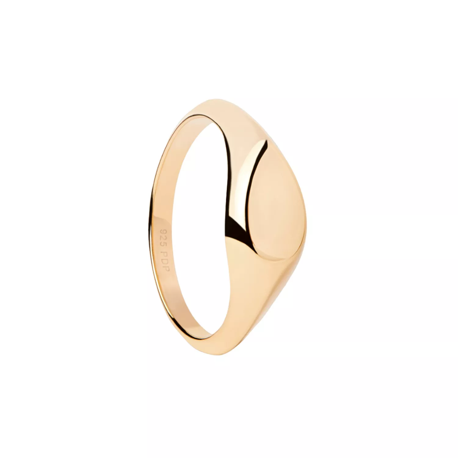 PDPAOLA Devi Stamp Ring 18 kt. Forgyldt Sølv AN01-A53