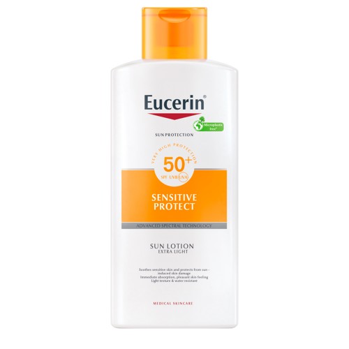 Eucerin Sensitive Protect Loção Solar Extra Light SPF50  400ml