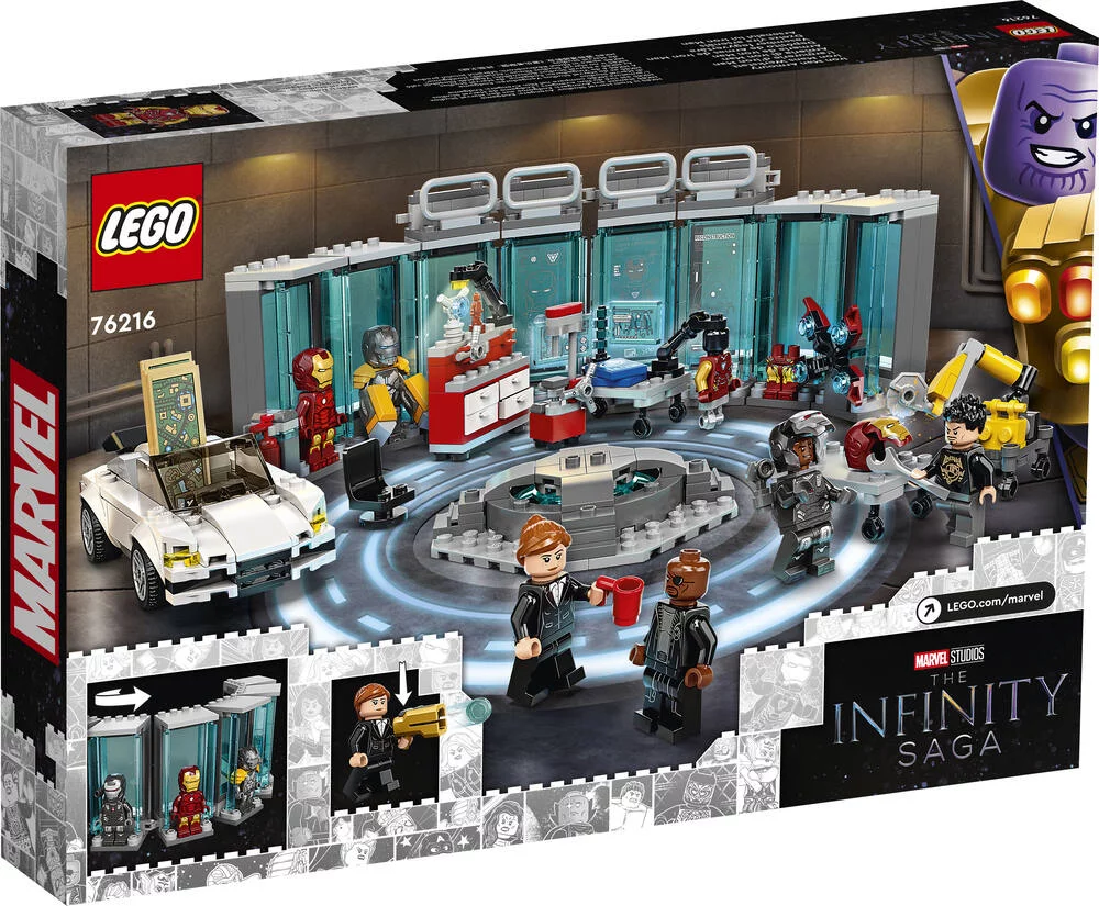 LEGO® MARVEL SUPER HEROES - 76216 - L'ARMURERIE D'IRON MAN