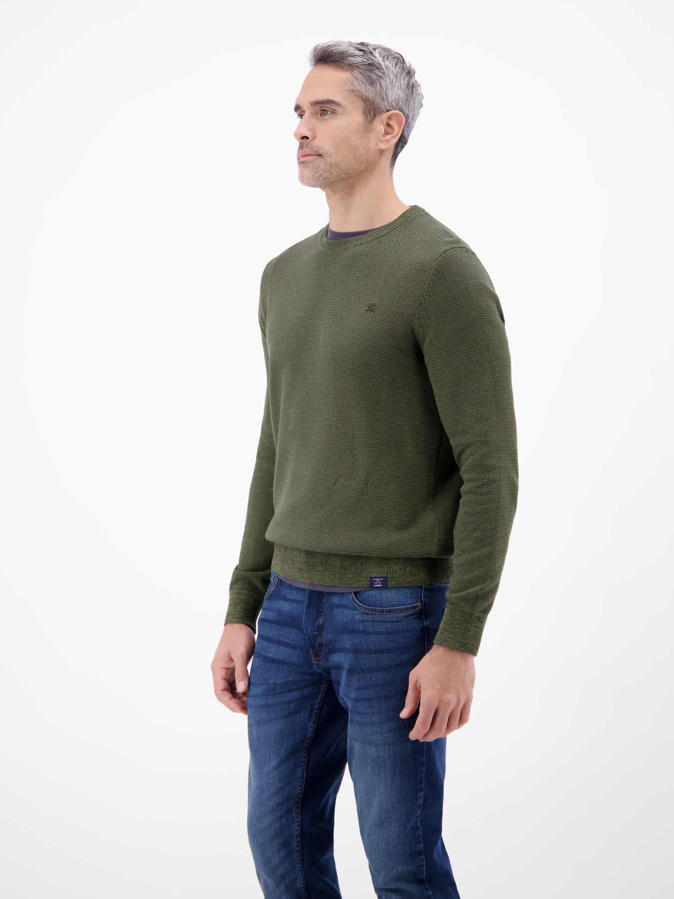 Herren Strickpullover in Twist-Struktur