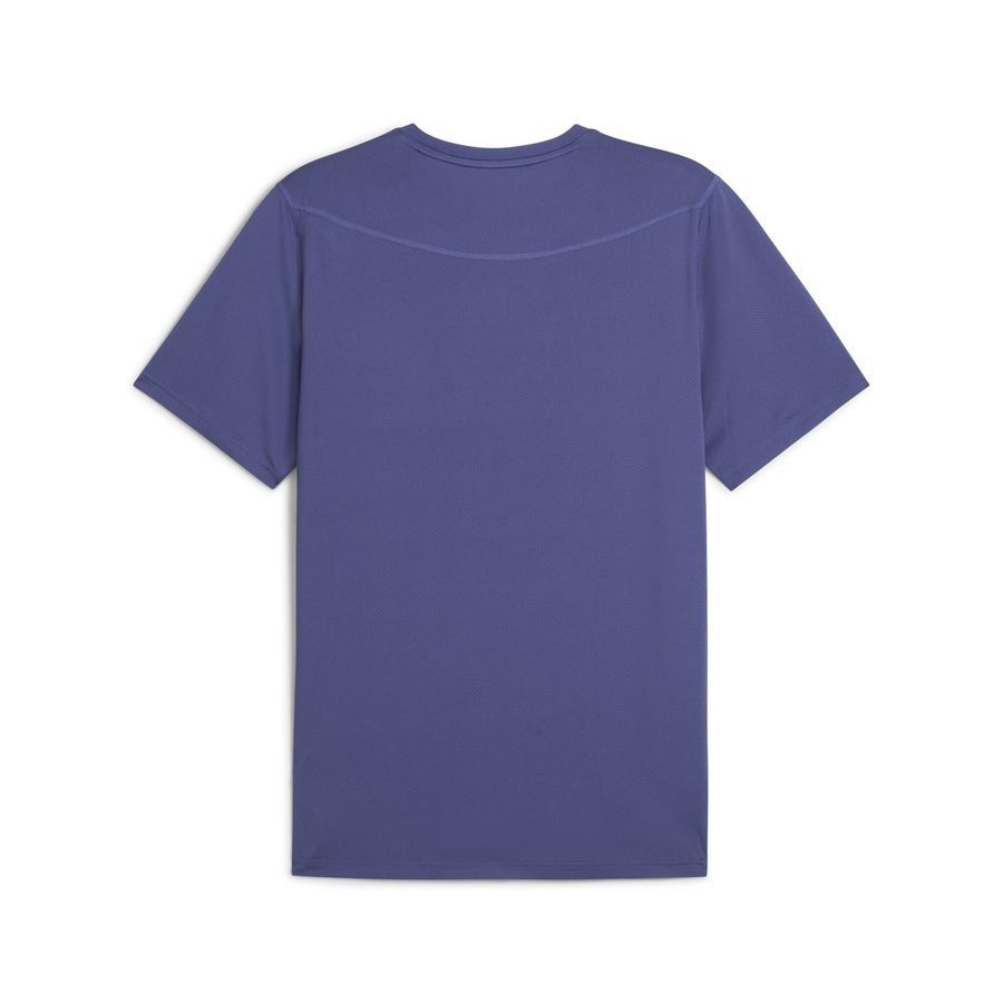 M RUN GRAPHIC MESH TEE Blue Crystal
