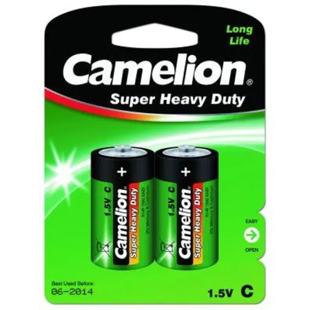 Camelion 10000214 Super Heavy Duty Batterie, C, Long Life, 2 Stück
