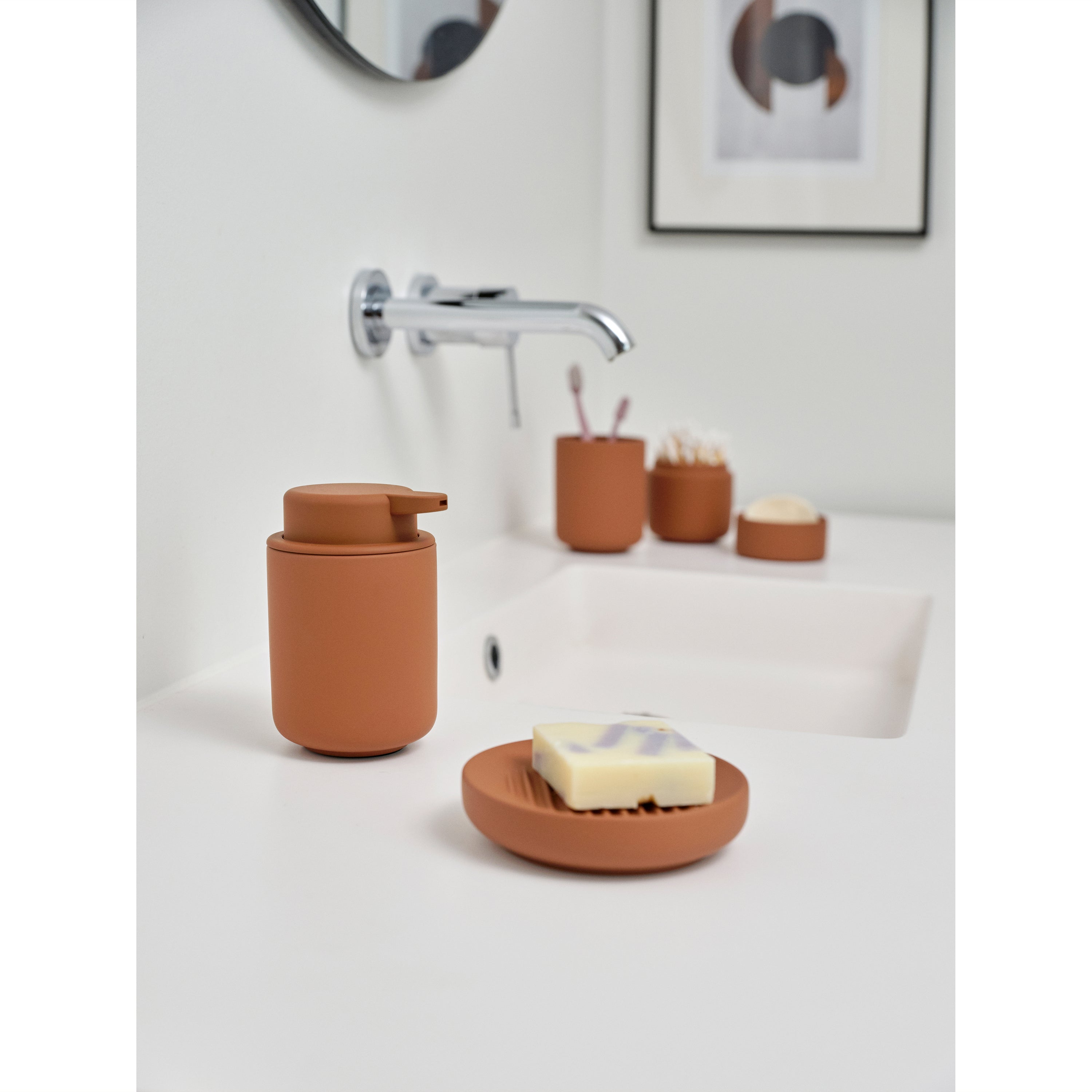 Zone Denmark Ume Tandenborstelbeker - Terracotta