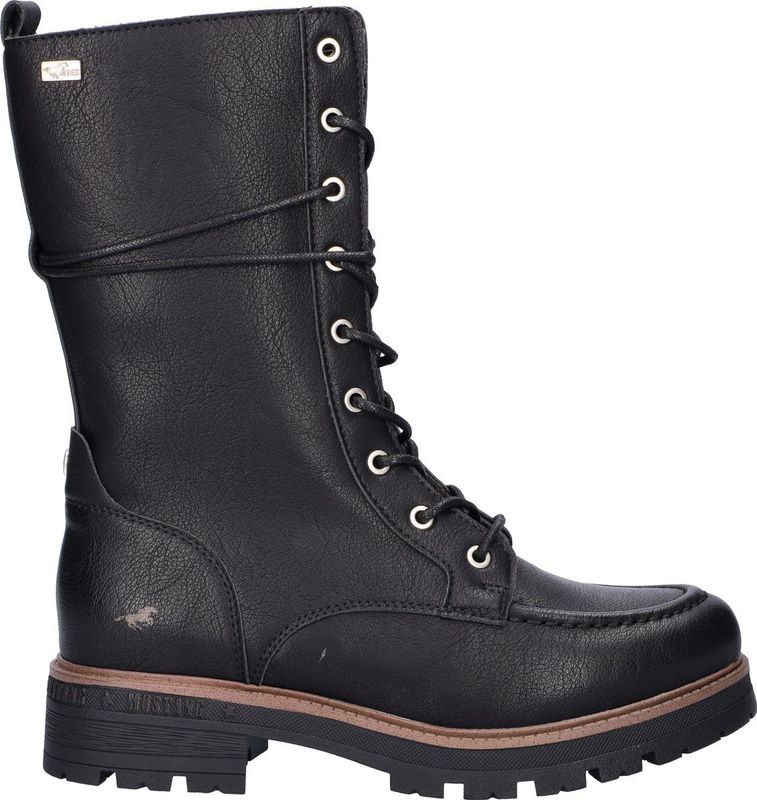 Mustang - Veterboot - Zwart