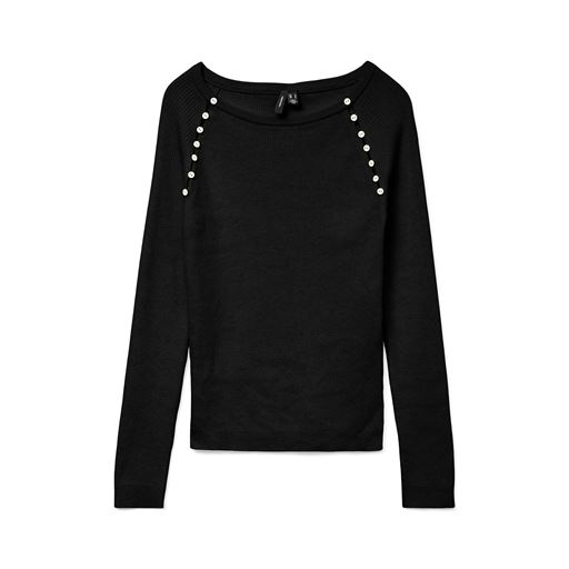 Vero Moda Tatiana Striktrøje, Black, XL