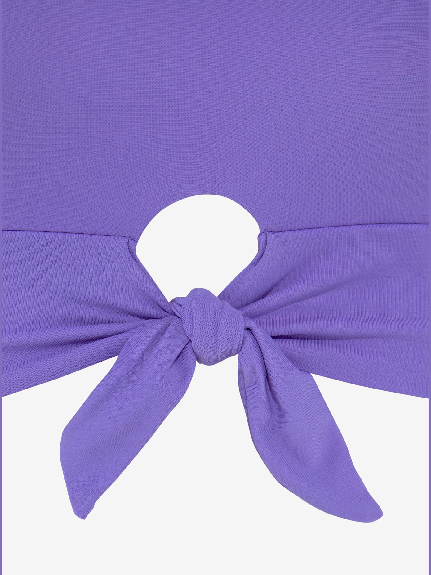 Haut de maillot de bain court coloris unis tendance