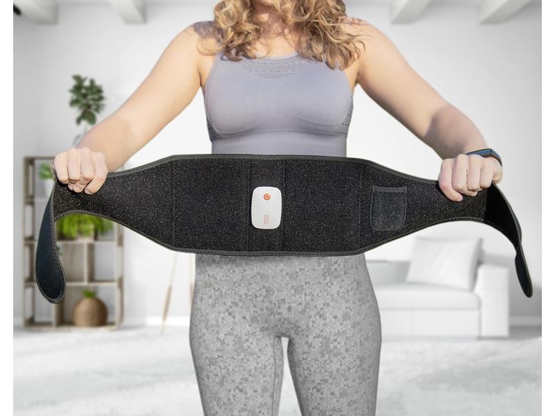 Bodi-Tek Elektrostimulationsgerät Smart EMS Fitness Toning Elektronischer Bauchmuskelgürtel mit App Steuerung