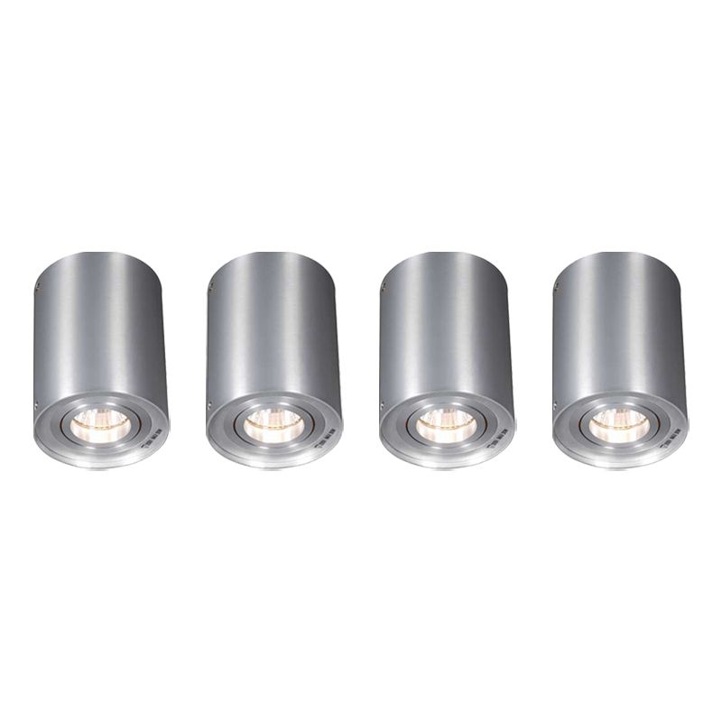 Set van 4 spots staal draai- en kantelbaar - Rondoo up