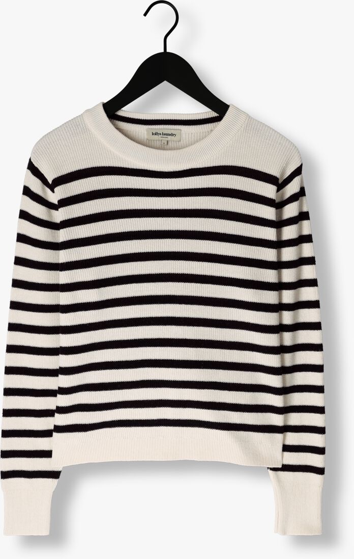 LOLLYS LAUNDRY witte lollys laundry trui swanll jumper ls