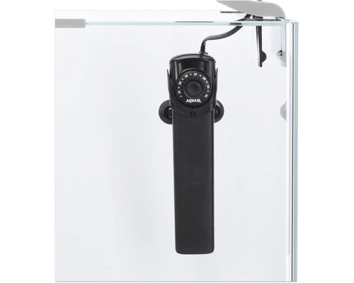 OptiBent 70 wit aquarium, ca. 68 liter, met LED-verlichting, verwarming, binnenfilter en bodem, wit glazen nano-aquarium