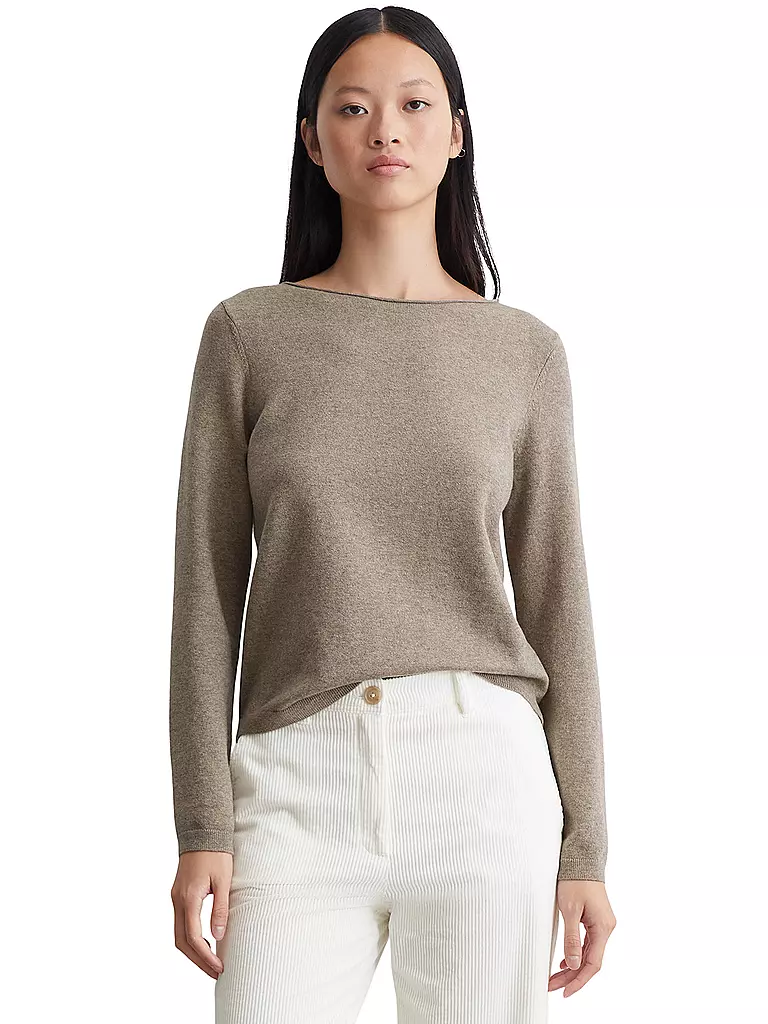 MARC O'POLO Pullover braun