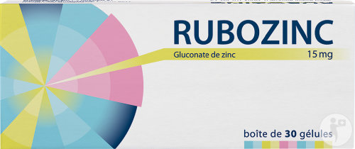 Labcatal Rubozinc Gluconate De Zinc 30 Gélules 15mg