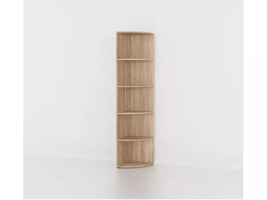 Étagère D'angle Aspect Chêne Sonoma 180 X 40 X 40 Cm
