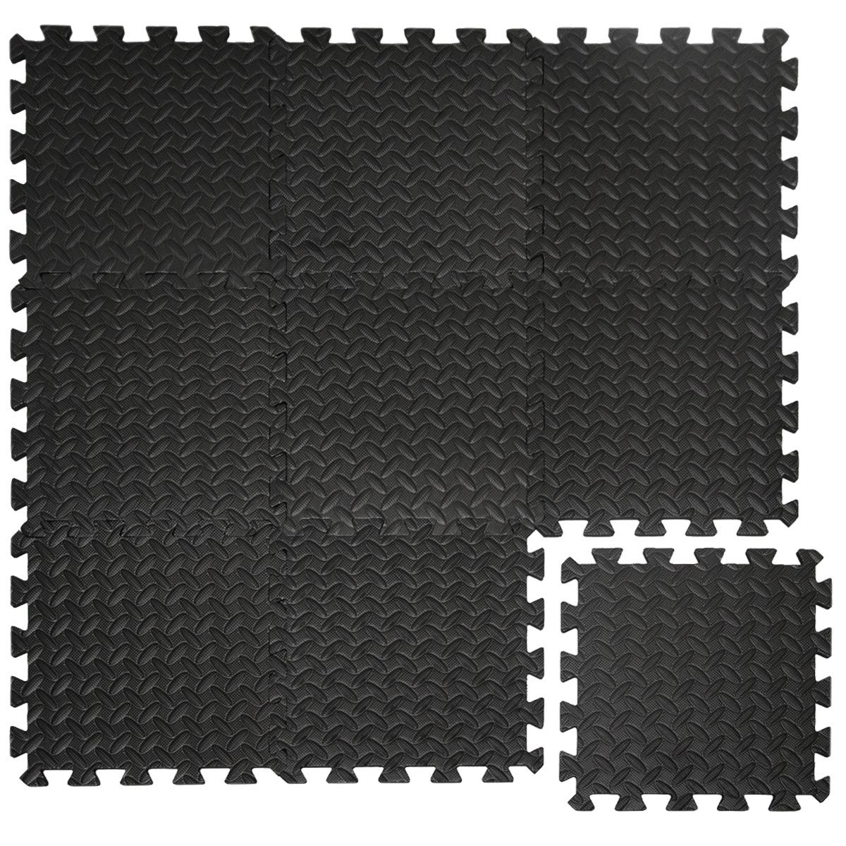 eyepower Trainingsmatte 30x30x1 cm 9er Set