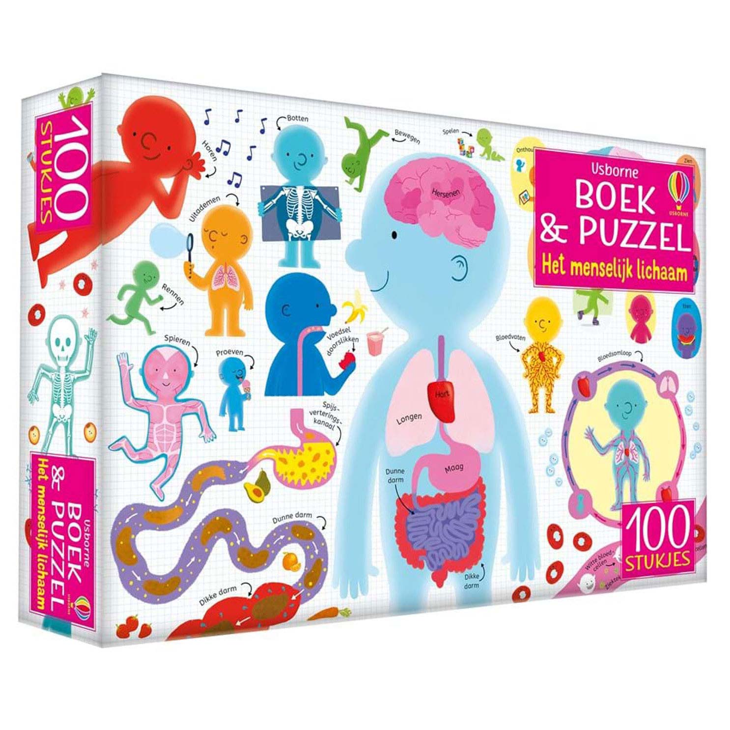 Het Menselijk Lichaam Boek en Puzzel