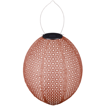 Solar lampion ovaal diverse kleuren