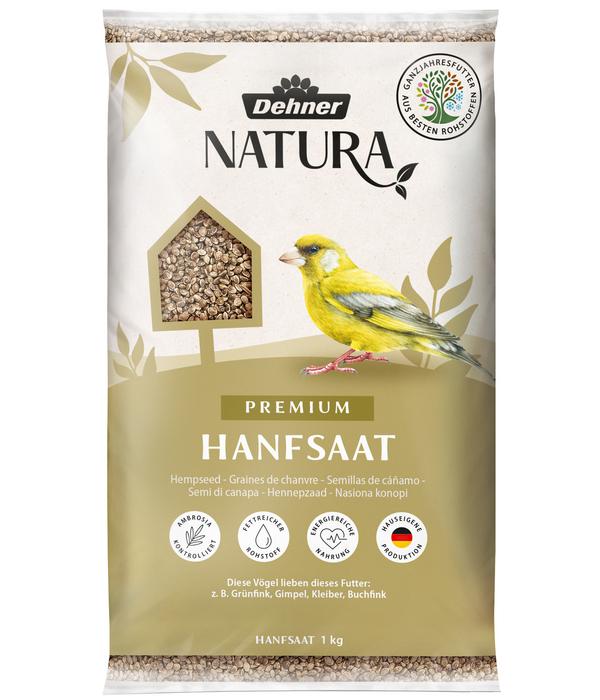 Dehner Natura Premium Wildvogelfutter Hanfsaat