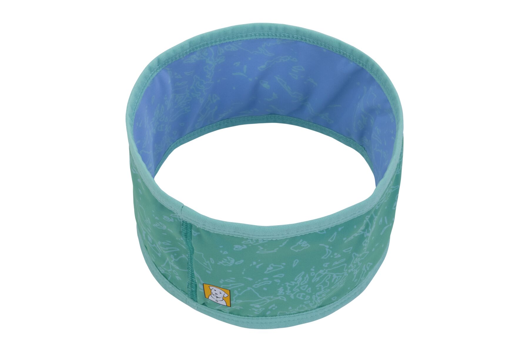 Guêtre de cou de refroidissement swamp cooler™ rêversible avec une couverture upf 50+. Couleur: pourpre/sarcelle, taille: s