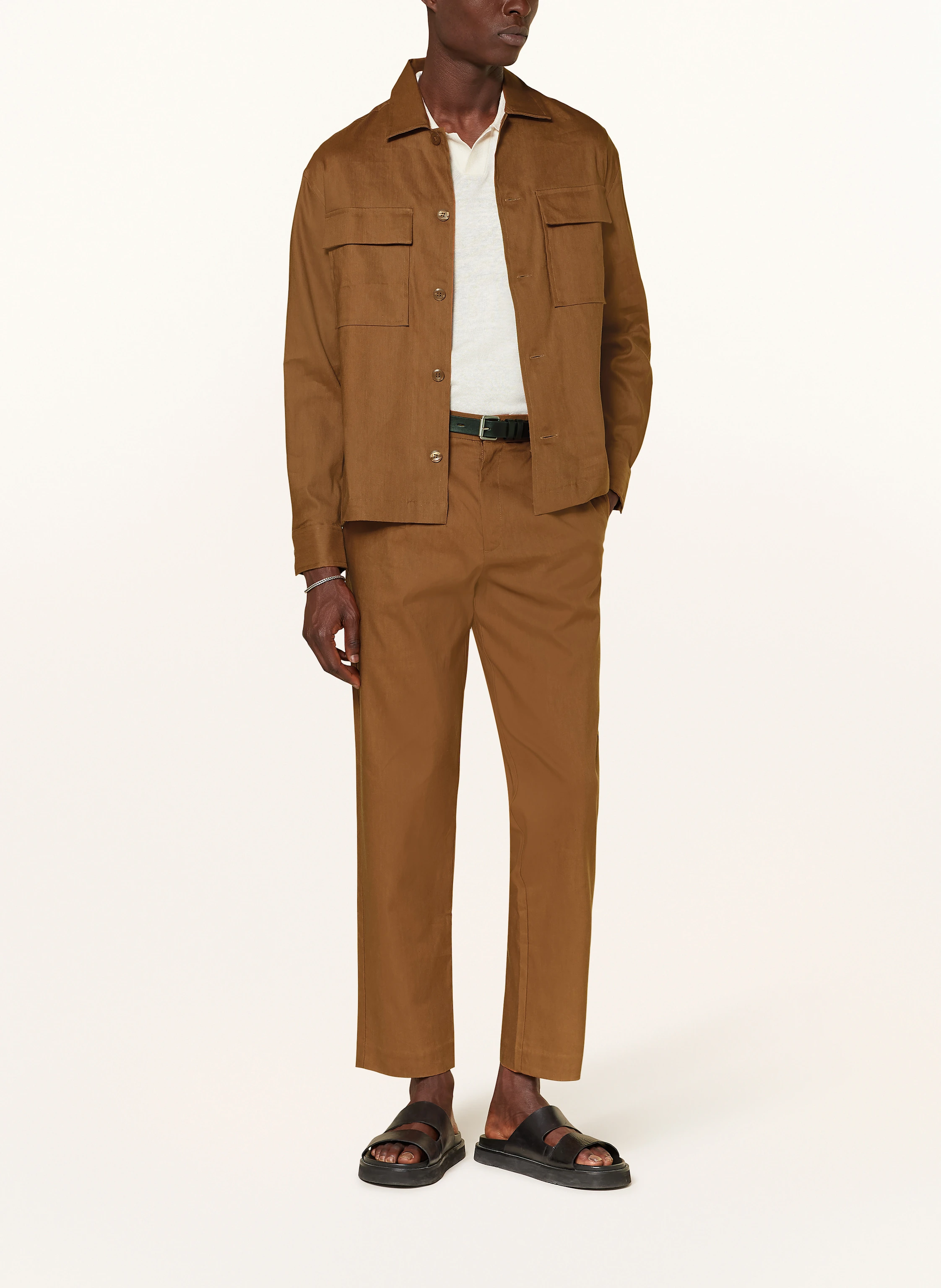 Calvin Klein Overjacket mit Leinen
