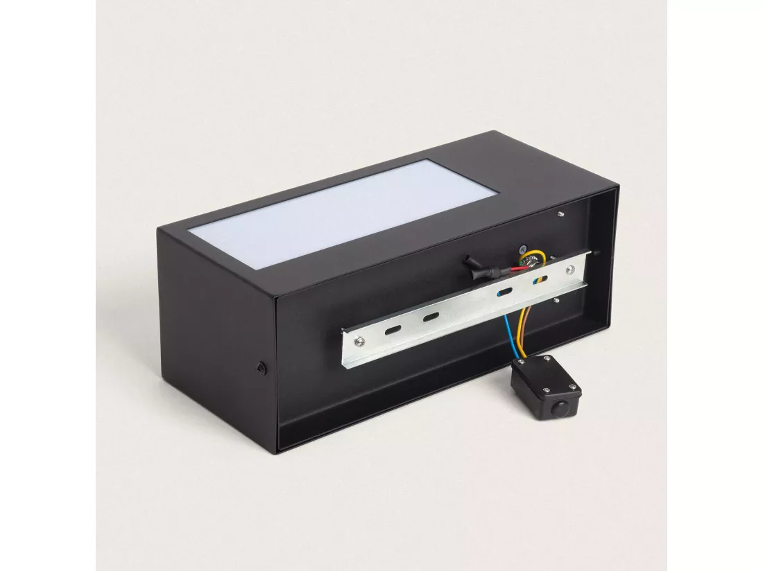 Applique Murale Extérieure Acier Inoxydable avec Détecteur de Mouvement Gakom Opal Noir