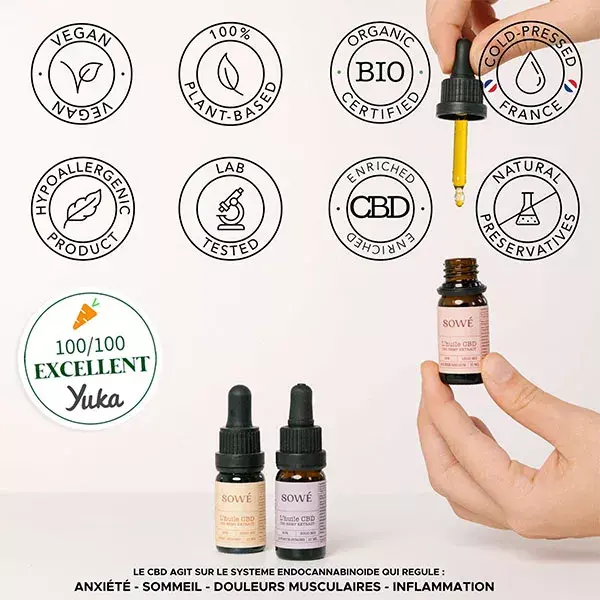 Óleo Suave de Amplo Espectro Orgânico Sowé 5% 10ml