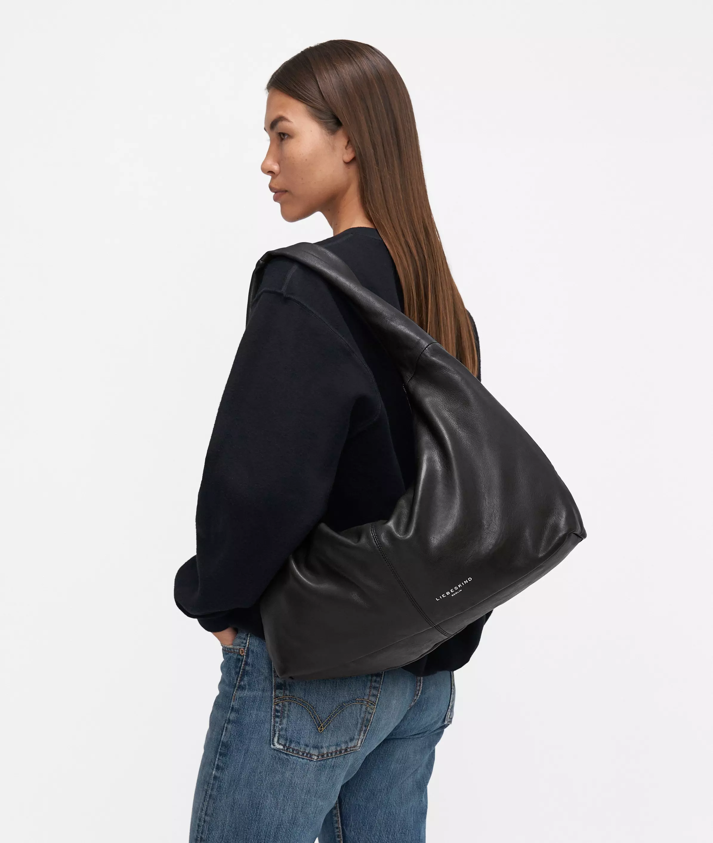 Bo Hobo L Large sheepskin bag